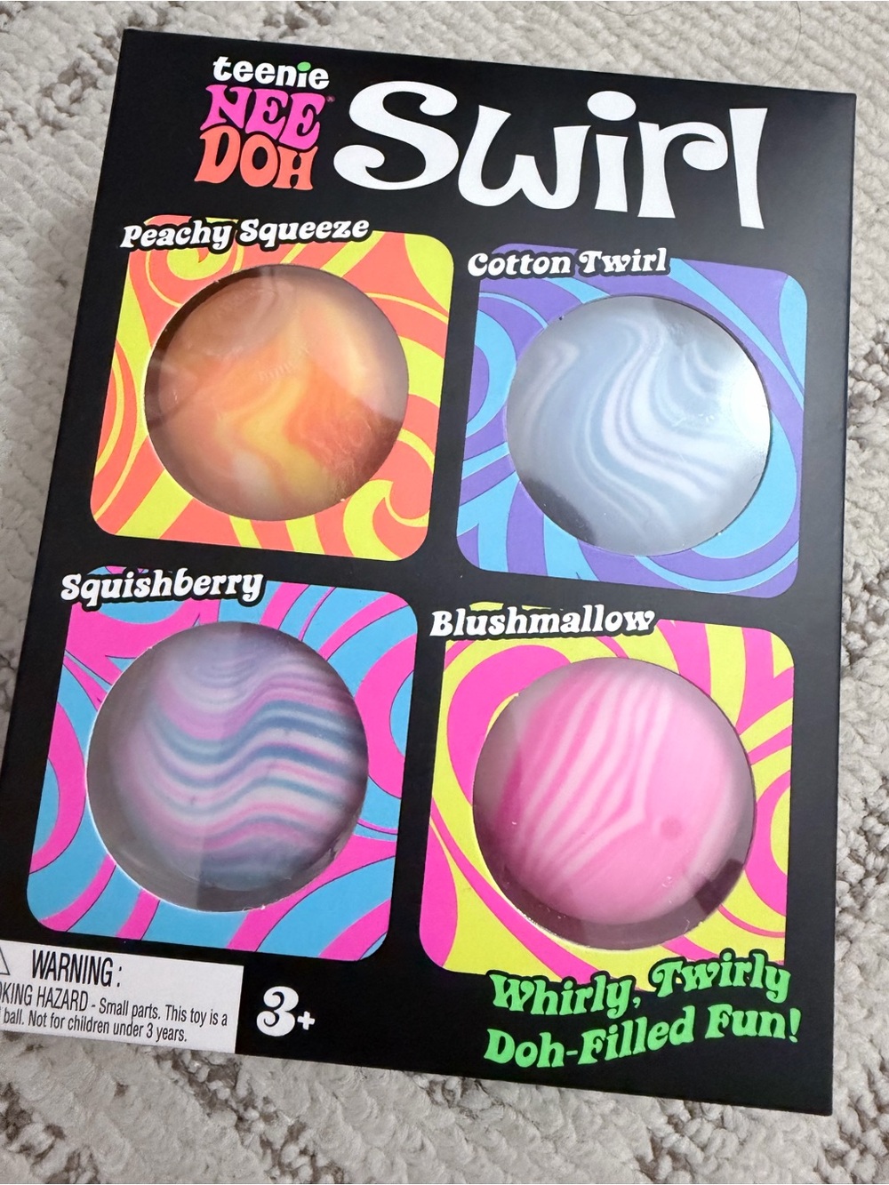 Teenie Needoh Swirl 4 pack